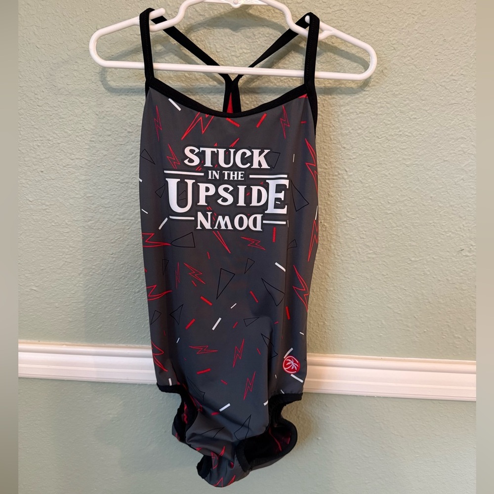 Coco Vida Reversible Stranger Things Gymnastics Leotard